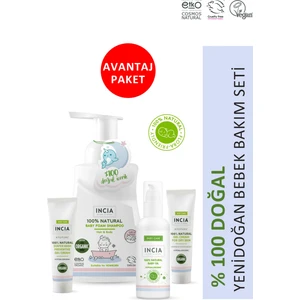 Incıa  Doğal Yenidoğan Bebek Bakım Seti