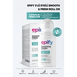 3x Etkili Tüy Azaltıcı, Ter ve Koku Önleyici ve Cilt Beyazlatıcı Smooth & Fresh Roll-On