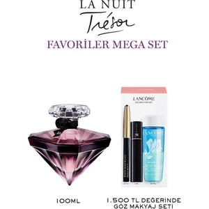La Nuit Trésor 100ML Büyük Boy Parfüm & Göz Makyajı Favoriler Mega Set 7829999999202