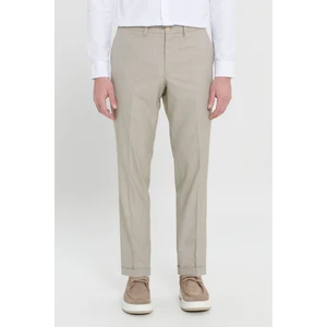 Comfort Fit Rahat Kesim Yan Cepli Desenli Beli Lastikli Pantolon