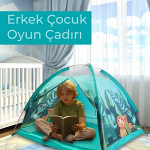 Black Island ST210 Kolay Kurulum Erkek Çocuk Oyun Çadırı 120X120X90 cm Mavi