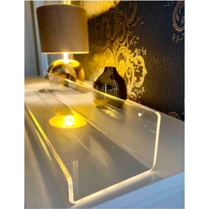 30CM x 10CM Pleksi Raf (2'li Set)