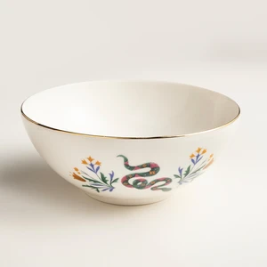 Zsa Zsa Zsu Gediz Porselen Kase 15 Cm Renkli