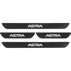 Opel 2015-2021 Astra K Old Karbon Kapı Eşiği 4 Parça Krom Yazılı
