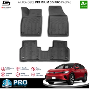Vw Id.4 3D Pro Havuzlu Paspas 2024 Üzeri A+ Kalite