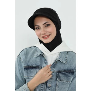 Aisha's Design Çıkarılabilir Siperlikli Bone,türban,b-82