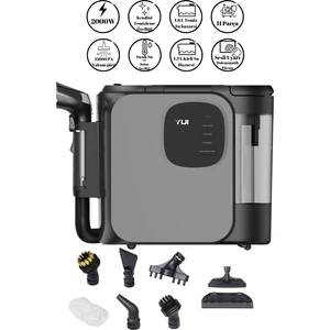 X300 Pro Max 2000 W Buharlı Halı ve Koltuk Yıkama Makinesi-Buharlı Temizlik Makinesi