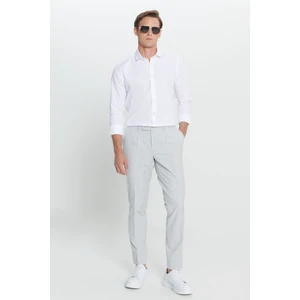 Comfort Fit Rahat Kesim Yan Cepli Desenli Beli Lastikli Pantolon