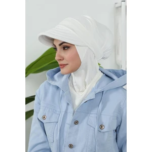 Aisha's Design Çıkarılabilir Siperlikli Bone,türban,b-82