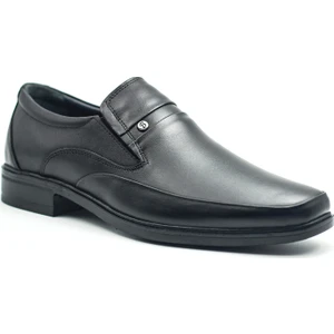 Kingsley Hakiki Deri Siyah Günlük Baba, Memur Klasik Ayakkabı