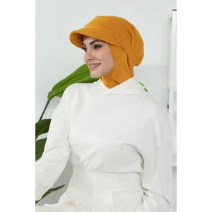 Aisha's Design Çıkarılabilir Siperlikli Bone,türban,b-82
