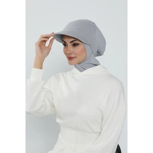 Aisha's Design Çıkarılabilir Siperlikli Bone,türban,b-82