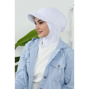 Aisha's Design Çıkarılabilir Siperlikli Bone,türban,b-82