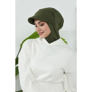 Aisha's Design Çıkarılabilir Siperlikli Bone,türban,b-82