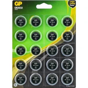 GP Batteries CR2032 2032 Boy 3V Lityum Düğme Pil 20'li Kart (20 Adet Pil)
