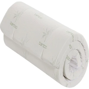 Bamboo 80X200 Visco Yatak Pedi, Yıkanabilir Kılıflı Yatak Şiltesi, Uyku Pedi, Topper