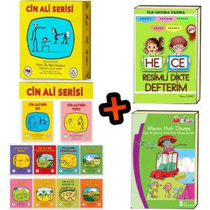 Ata Yayıncılık  1.Sınıflar Okumayı Geliştiren Ve Hızlandıran Mükemmel Bir Set+Cin Ali Serisi 10 Kitap