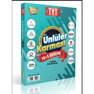 Ünlüler Karması Tyt 10+5 Genel Deneme 2025 Basım
