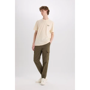 Regular Gabardin Jogger Pantolon Kargo Cepli Beli Paçası Lastikli C9163AX25SP