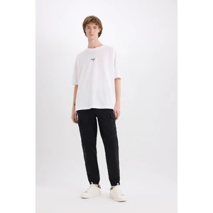Regular Gabardin Jogger Pantolon Kargo Cepli Beli Paçası Lastikli C9163AX25SP
