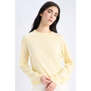 Defacto Relax Fit Bisiklet Yaka Basic Düz Triko Kazak I6913Az24Wn