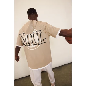 DefactoFit NBA Milwaukee Bucks Oversize Geniş Kalıp Kapüşonlu Sporcu Kısa Kollu Tişört D6708AX25SP
