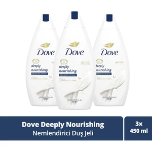 Nemlendirici Duş Jeli Deeply Nourishing 450 ml X3