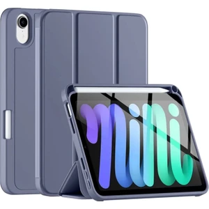 TEKNETSTORE iPad Mini 7 A17 Pro Kılıf Uyku Modlu Smart Pen Slot Charging Case