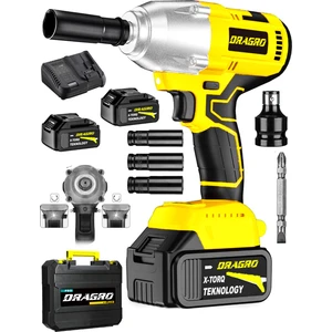 Alman 598 Vf 20 Ah Brushless Çift Bataryalı Somun Sökme Sıkma Makinesi  Parça Full Setli