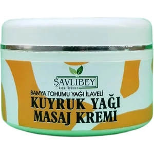 Şavlıbey Doğal Ürünler Kuyruk Yağı Masaj Kremi Bamya Tohumu Yağı Ilaveli