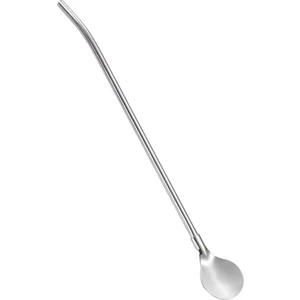 Çelik 22 cm Kokteyl Karıştırma Kahve Latte Karıştırma Barmen Kaşığı CIN759BY