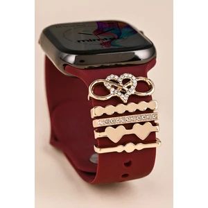 Apple Watch Uyumlu Charm Huawei Watch Fit 2 Uyumlu Charm Aksesuar Süs Kordon Süsü