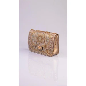 Otho Bag Osmanlı Şal Desenli Etnik Dokuma Kadın El ve Omuz Çantası