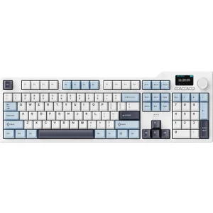 AK35I V3 Kablosuz Mekanik Oyuncu Klavyesi-Gasket Gövde Yapısı Dinamik Rgb-Tft Ekranlı Mavi/avakado Switch