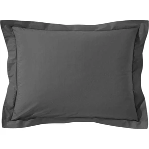 Maki Home %100 Pamuklu Volanlı Süs Dikişli Koyu Gri 2 Adet 50X70 Yastık Kılıfı