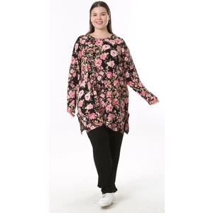 Kadın Desenli Büyük Beden Tunik