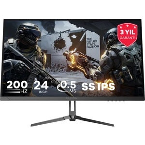 X24F200 23.8" 200Hz 0.5ms Fast IPS Fhd Hdmı*1+Dp*1 Rgb Gamıng Monitör