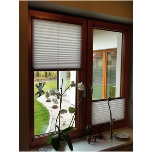 Trend Stor Perde Beyaz Plise Katlanır Blackout Kumaş Ofis Mutfak Salon İçin 80 x 250 cm