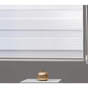 Trend Stor Perde Beyaz Geniş Plise Etek Blackout Karartma Desenli 105 x 157 cm