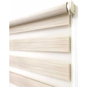 Sütlü Kahve Alüminyum Kasa Zebra Perde Eteksiz