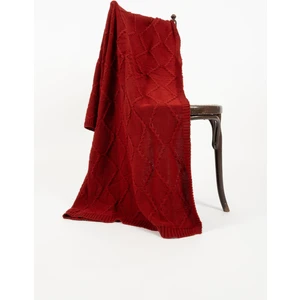 Rtd&vld Geometrik Desen Triko Bebek Battaniyesi Kırmızı