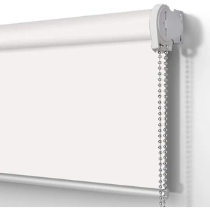 Ithal Bambu Beyaz Stor Perde Etek Dilimsiz