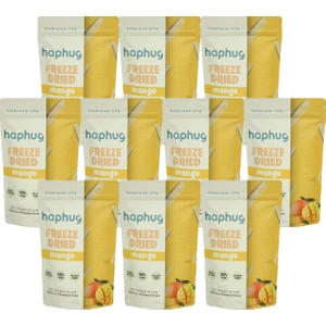 HapHug 10'lu Paket Freeze Dried Mango 10x20 gr