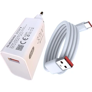 Tecno Spark 20 Pro Uyumlu Şarj Aleti 33W Hızlı Şarj ve 5A Kablosu