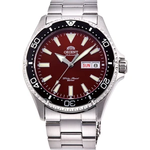 RA-AA0003R39B Kurmalı Otomatik Gri Bordo Kadran Safir Cam 42 mm Erkek Kol Saati