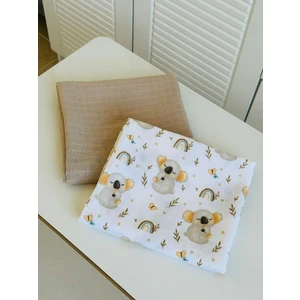 Fulya Tuhafiye Çok Amaçlı 2'li Müslin Bebek Battaniye Seti  Pamuk Müslin Örtü 80 x 90 cm