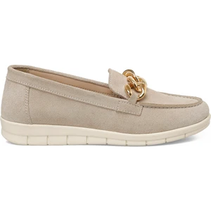 Polaris 5 Nokta 105403.Z5FX Bej Kadın Loafer