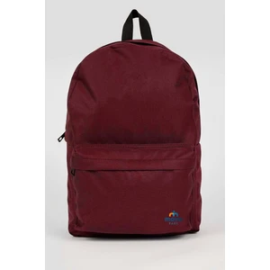 Mova Unisex Kumaş 18L Basic Günlük ve Okul Sırt Çantası - Bordo