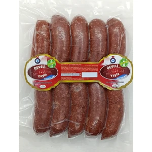 Develi Yayla Sucuk Az Acılı Dana Parmak Kayseri Sucuğu 1 kg