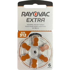 Rayovac Extra Işitme Cihazı Pili 312 Numara